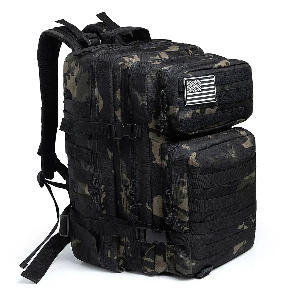 Maximize readiness with the ReFire Gear 45L Tactical Backpack, your rugged, feature-rich companion built for demanding outdoor missions and long expeditions, designed to endure extreme conditions in any terrain.