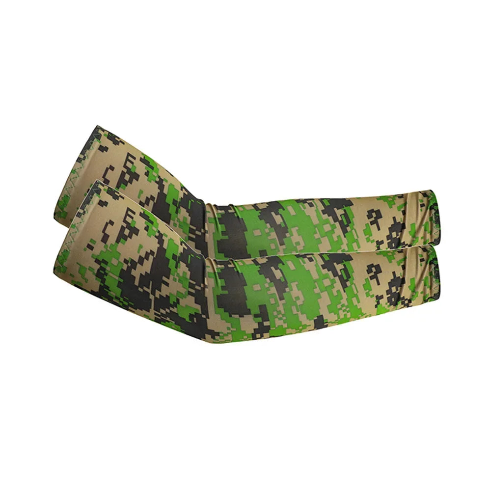 Stay cool and protected on every outdoor adventure with these unisex cooling arm sleeves that shield your skin from sun and UV rays.