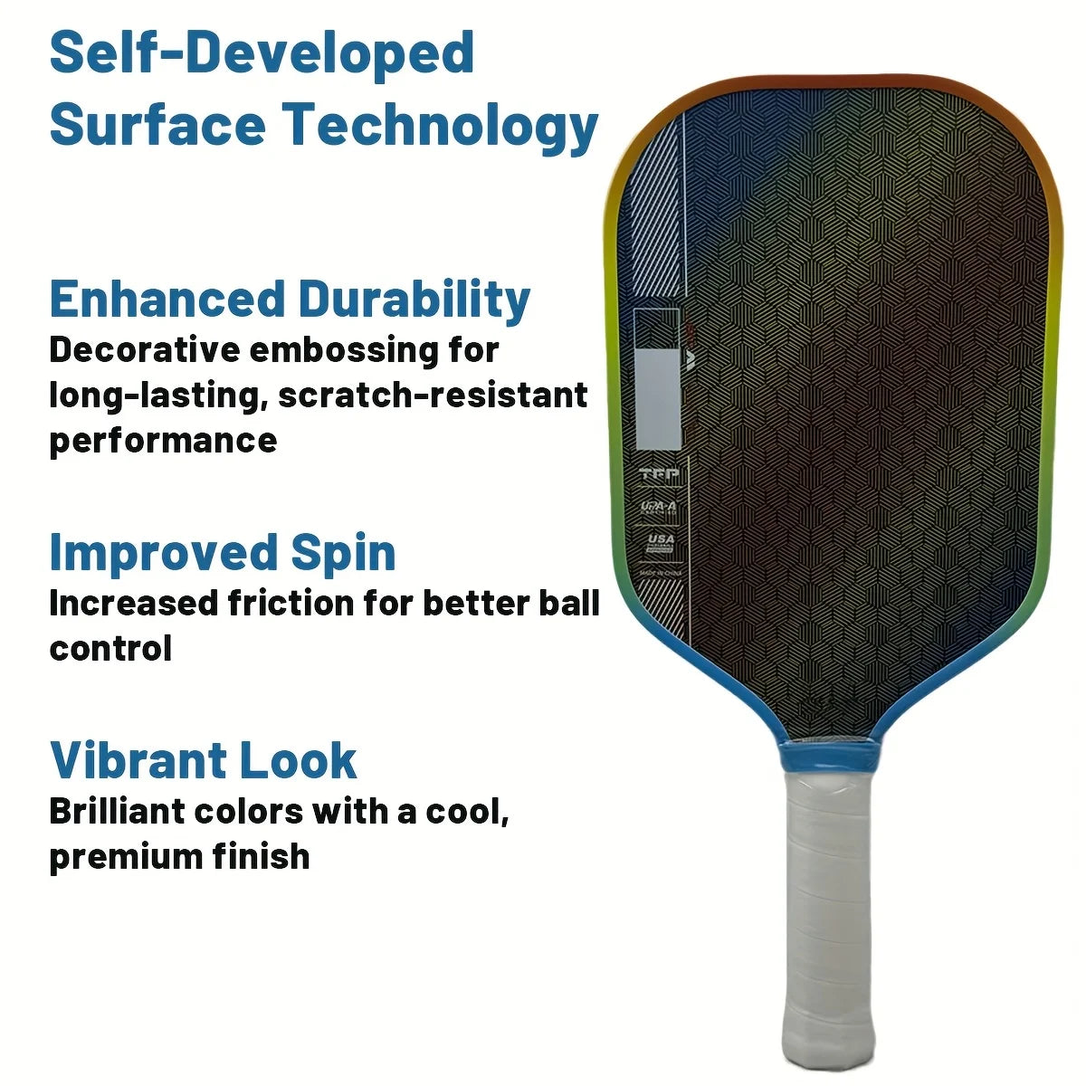 Azgairit P Pro IV Pickleball Paddle Gen 4 TFP Foam Core T700 Carbon Fiber