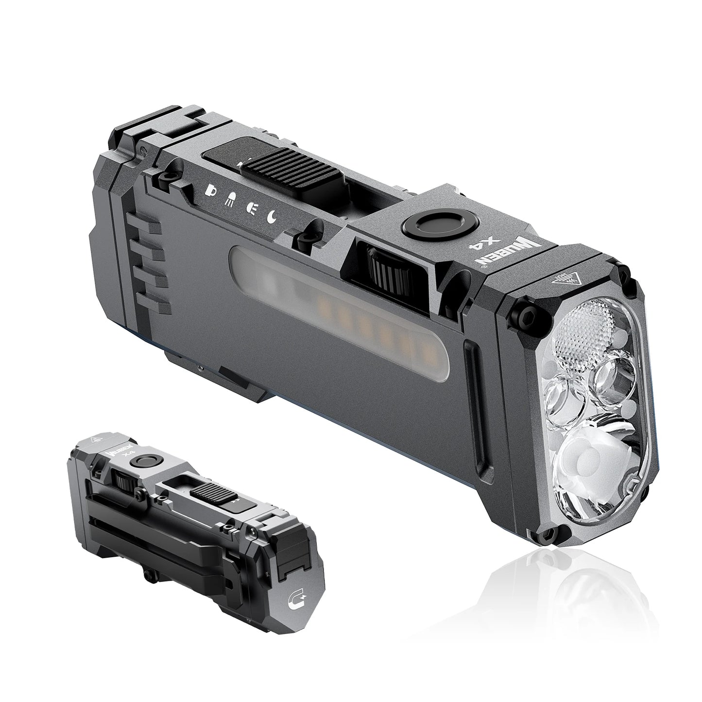 Meet the WUBEN X4 EDC flashlight with vibrant RGB light, engineered for everyday carry, rugged durability, and reliable performance in any weather or scenario.