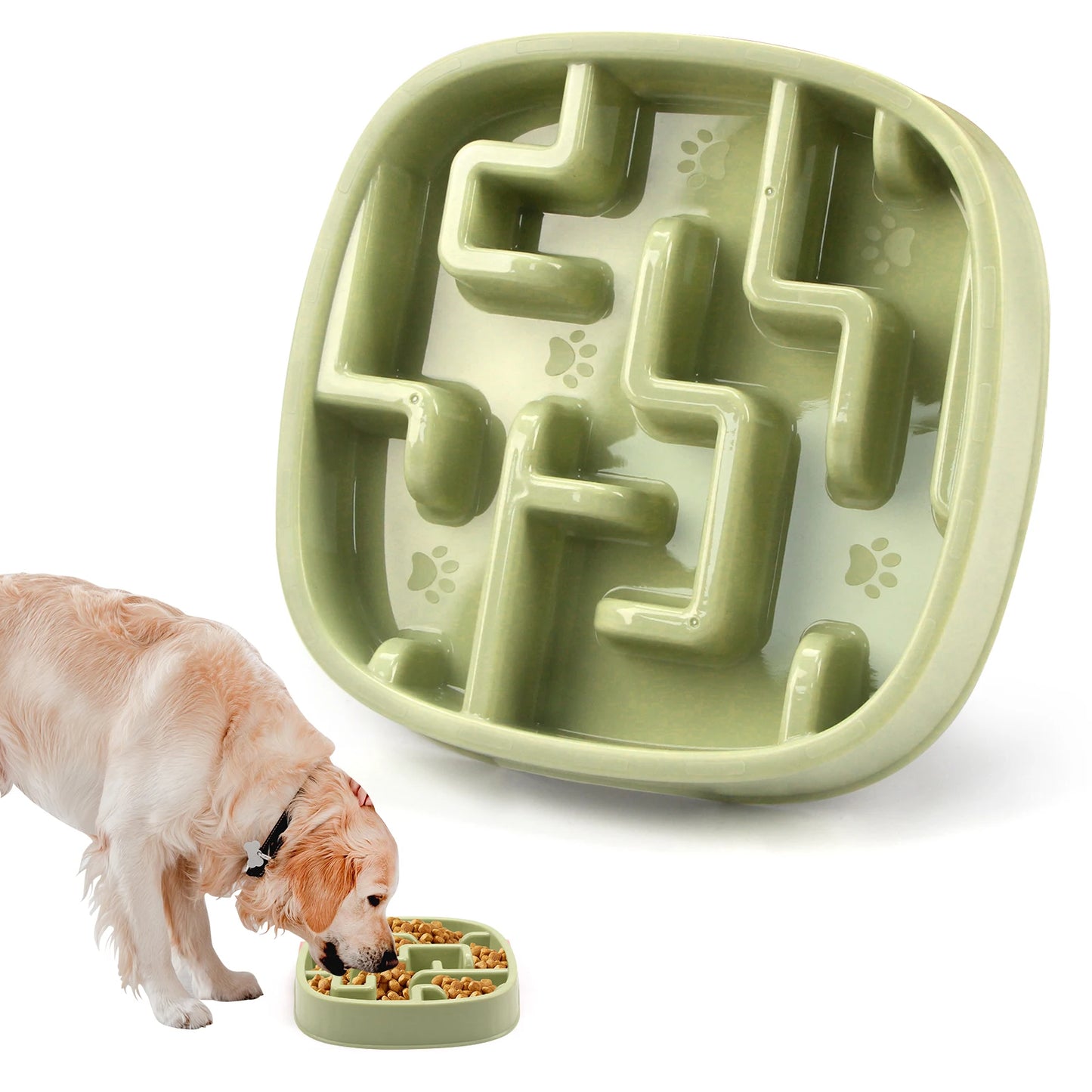 Turn every meal into a calmer, healthier routine with this Pet Dog Slow Feeder Bowl that makes dining a mindful challenge.