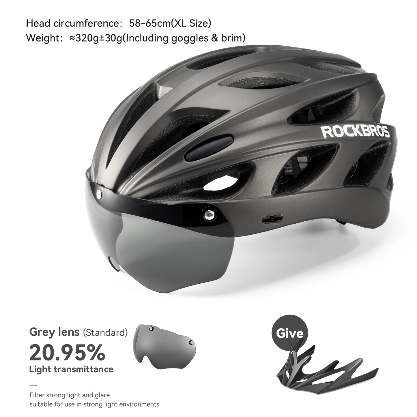 Ride with confidence in the ROCKBROS cycling helmet, a lightweight, integrated head protection for every MTB and road adventure, built for all-season durability.