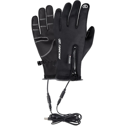 APWIKOGERCN USB Heated Touch Screen Gloves Winter Outdoor Activities