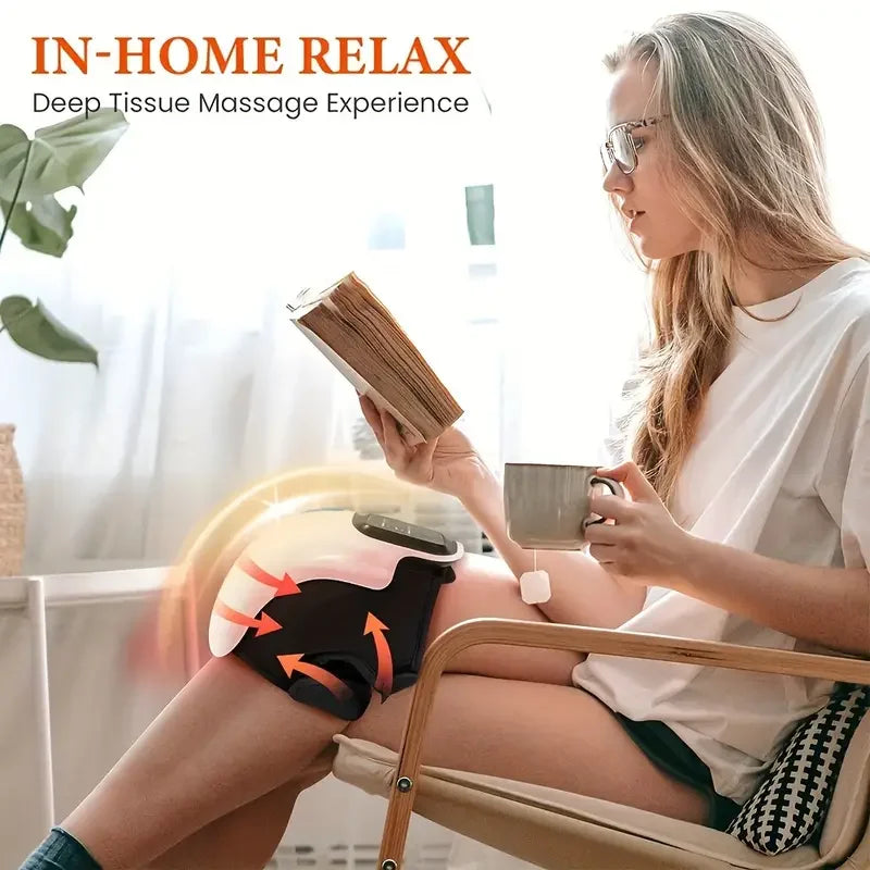 Experience knee relief on the go with OpeningSmile’s cordless knee massager, a portable, hands free solution that moves with you through daily activities and recovery.