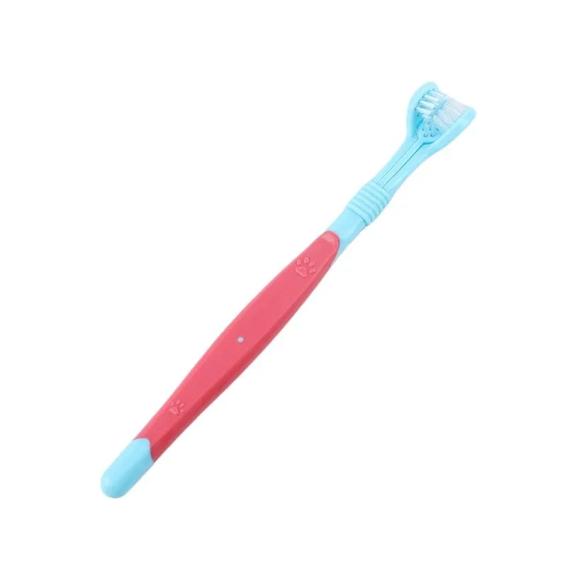 Give your companion brighter teeth and fresher breath with this 3-Sided Pet Toothbrush, a simple, ergonomic tool designed for fast, thorough daily cleaning.
