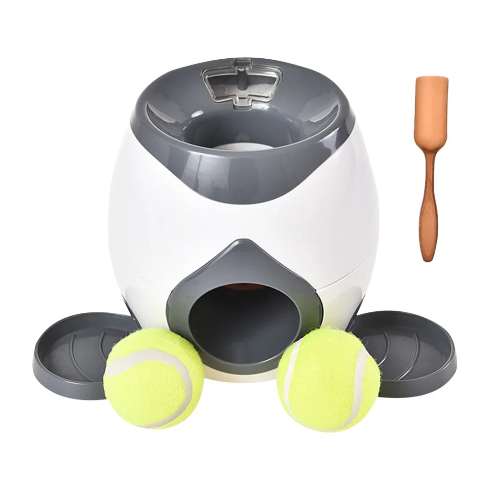 Alloet Mini Tennis Ball Launcher Catapult Toy For Pet Interactive Play