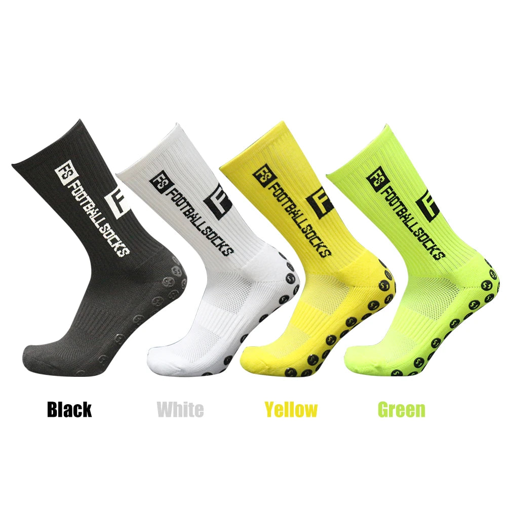 Non Slip Round Silicone Unisex Football Sock Training Dispensing Sport Stockings