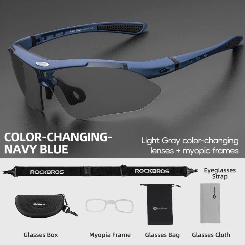 See clearly on every ride with ROCKBROS cycling glasses that adapt to light, speed, and every road you conquer.