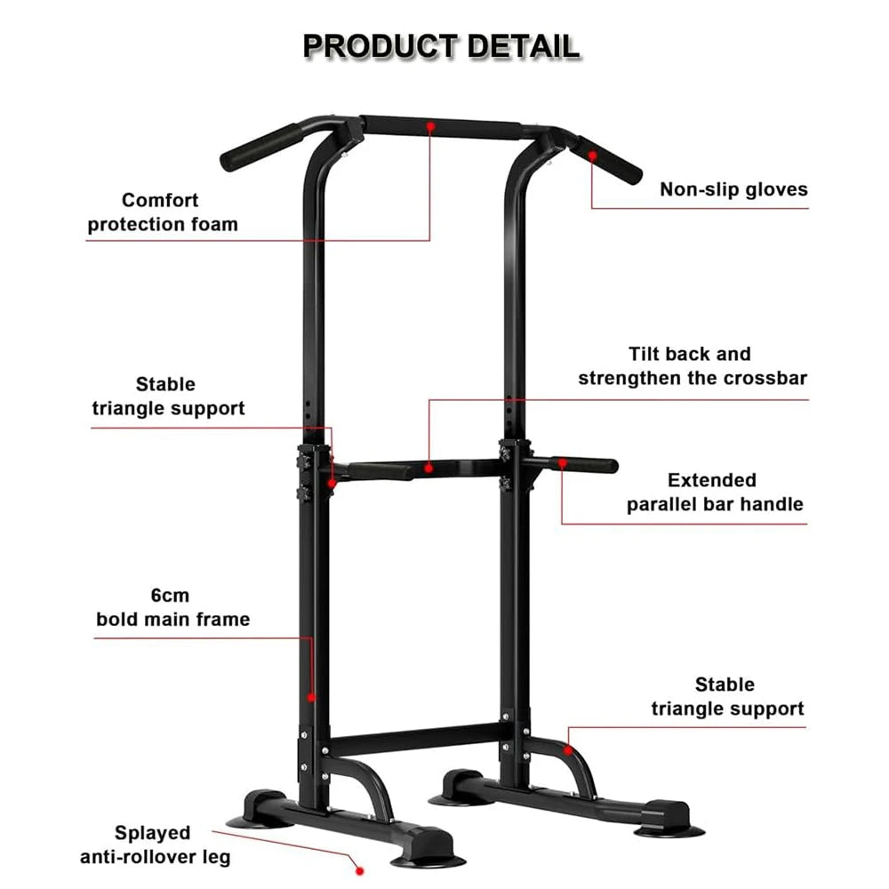 Twister.CK Indoor Horizontal Pull Up Bar Freestanding Rack