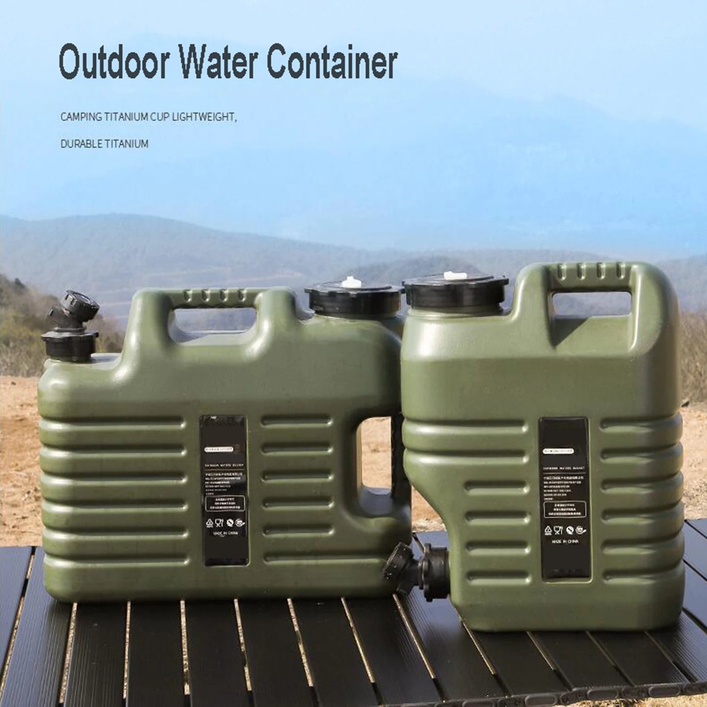 Desert Fox brings you a versatile, rugged water tank carrier that keeps your outdoor adventures hydrated, organized, and hassle-free for any camping trip today.