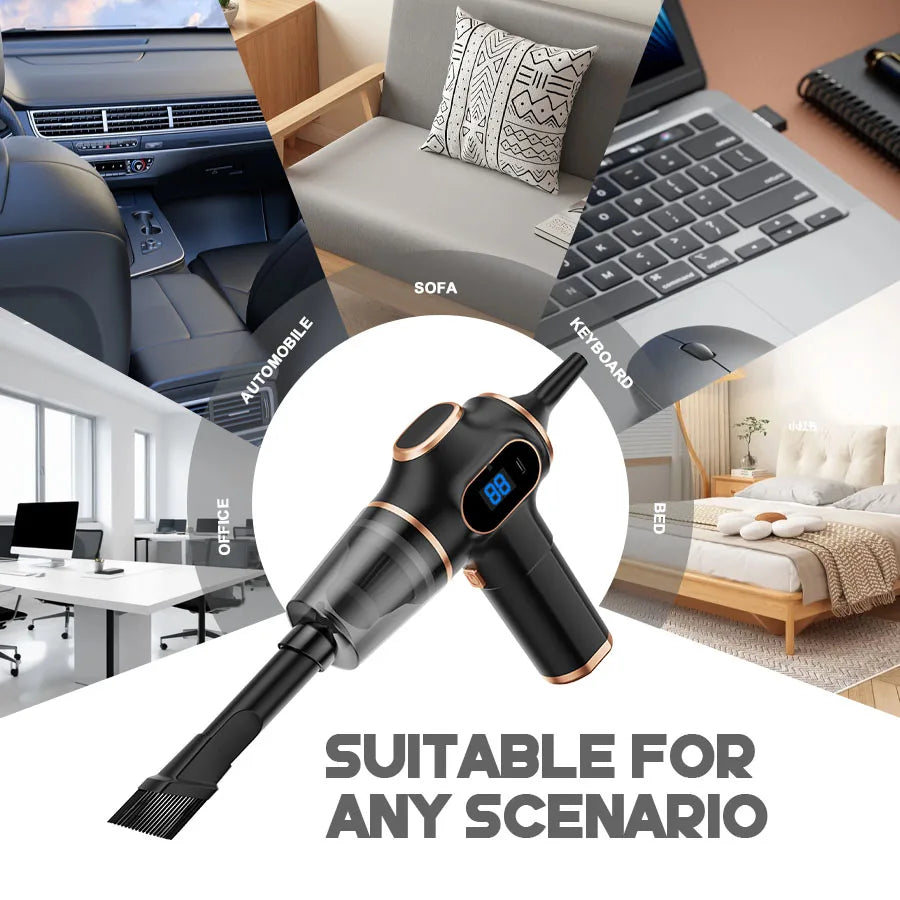Let ABS empower your cleaning routine with this high power, cordless car vacuum that tackles dirt, crumbs, and pet hair anywhere, so your vehicle stays spotless.