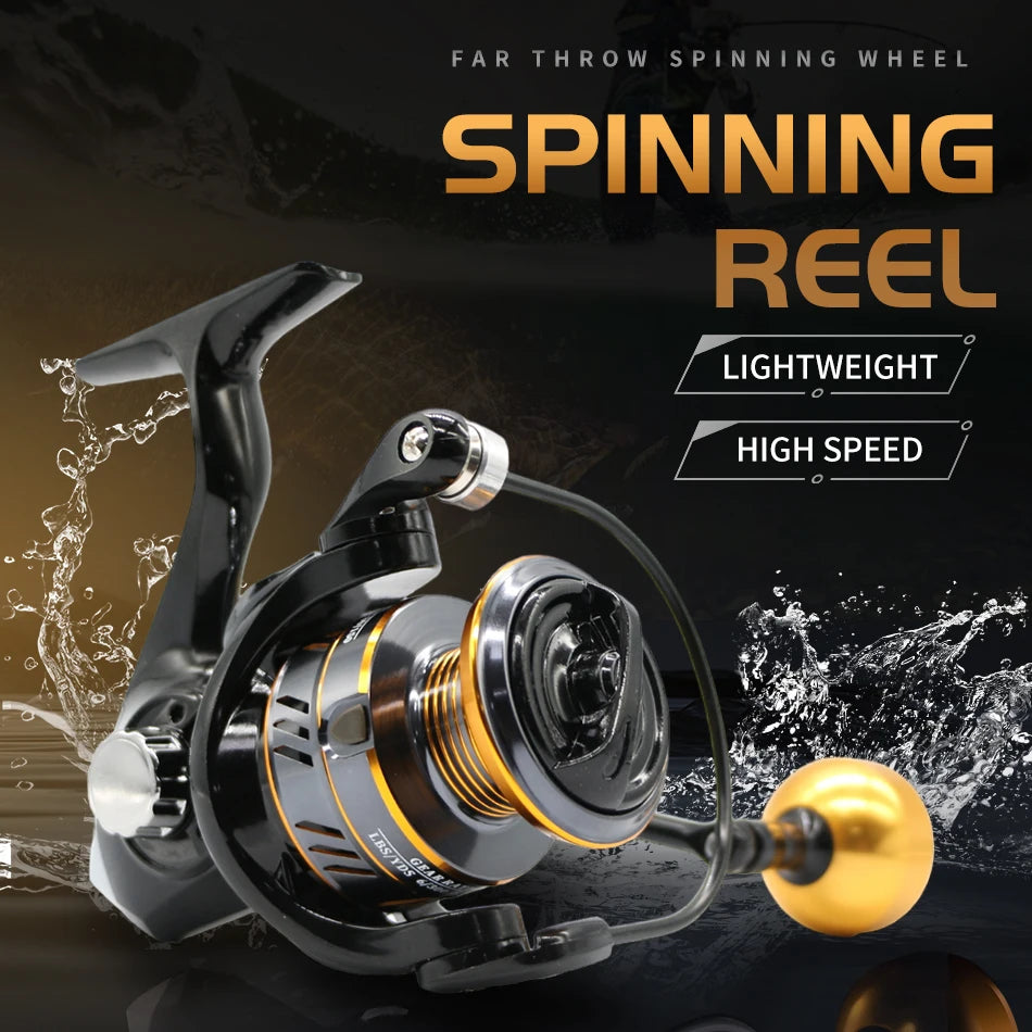 Rooblinos Spinning Fishing Reel 10Kg Max Drag High Speed Metal Body