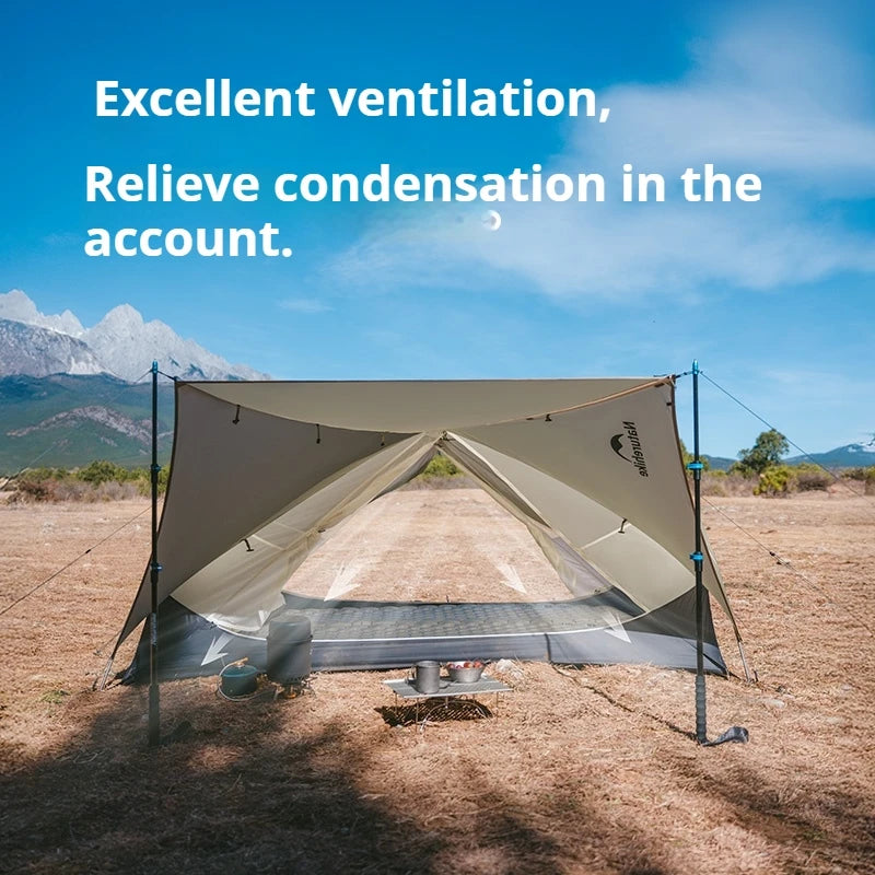 Experience reliable shelter wherever you roam with the Naturehike Mongar UL camping tent, a featherweight, all season companion built for rugged outdoor use.