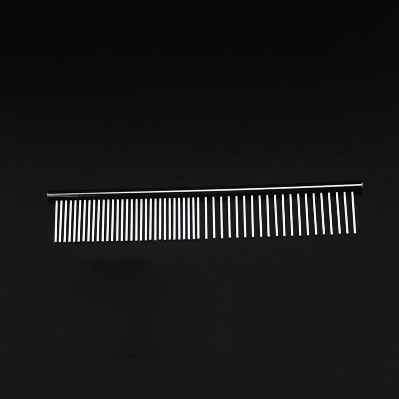 Discover a faster, gentler grooming routine with this stainless steel dog comb, engineered for long, thick coats, reducing tugging and leaving your pet looking neat and feeling comfortable.