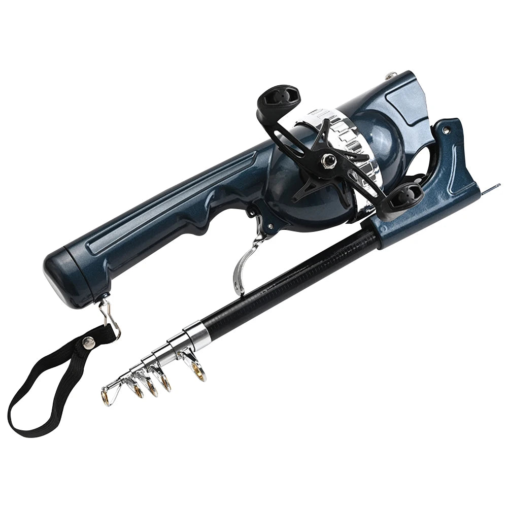Experience effortless angling on every adventure with the APWIKOGER Telescopic Folding Fishing Rod, a compact, durable tool that folds down for easy travel yet extends for full-size performance on freshwater and saltwater exploits.