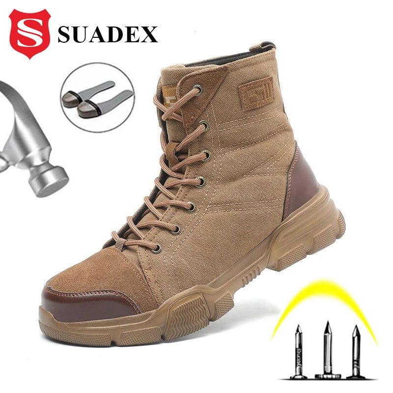SUADEX steel toe boots deliver rugged protection and desert-ready durability for your toughest jobs.