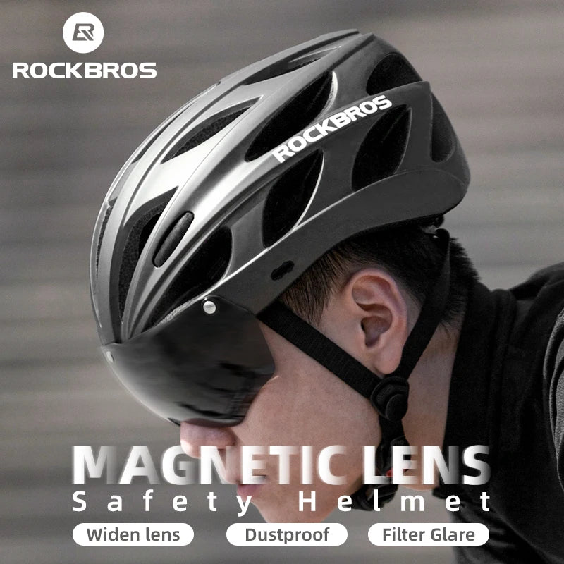 Ride with confidence and comfort with the ROCKBROS bike helmet, engineered for serious protection on road and trail.