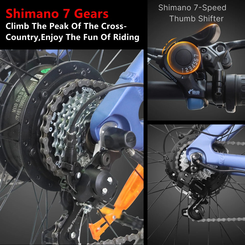 From Huanci, the HX Q5 delivers unstoppable power and rugged capability for serious riders on 27.5 inch wheels.