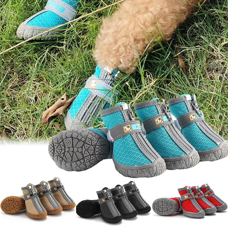 Experience cozy protection and reliable grip for every outdoor adventure with NONECN dog booties.