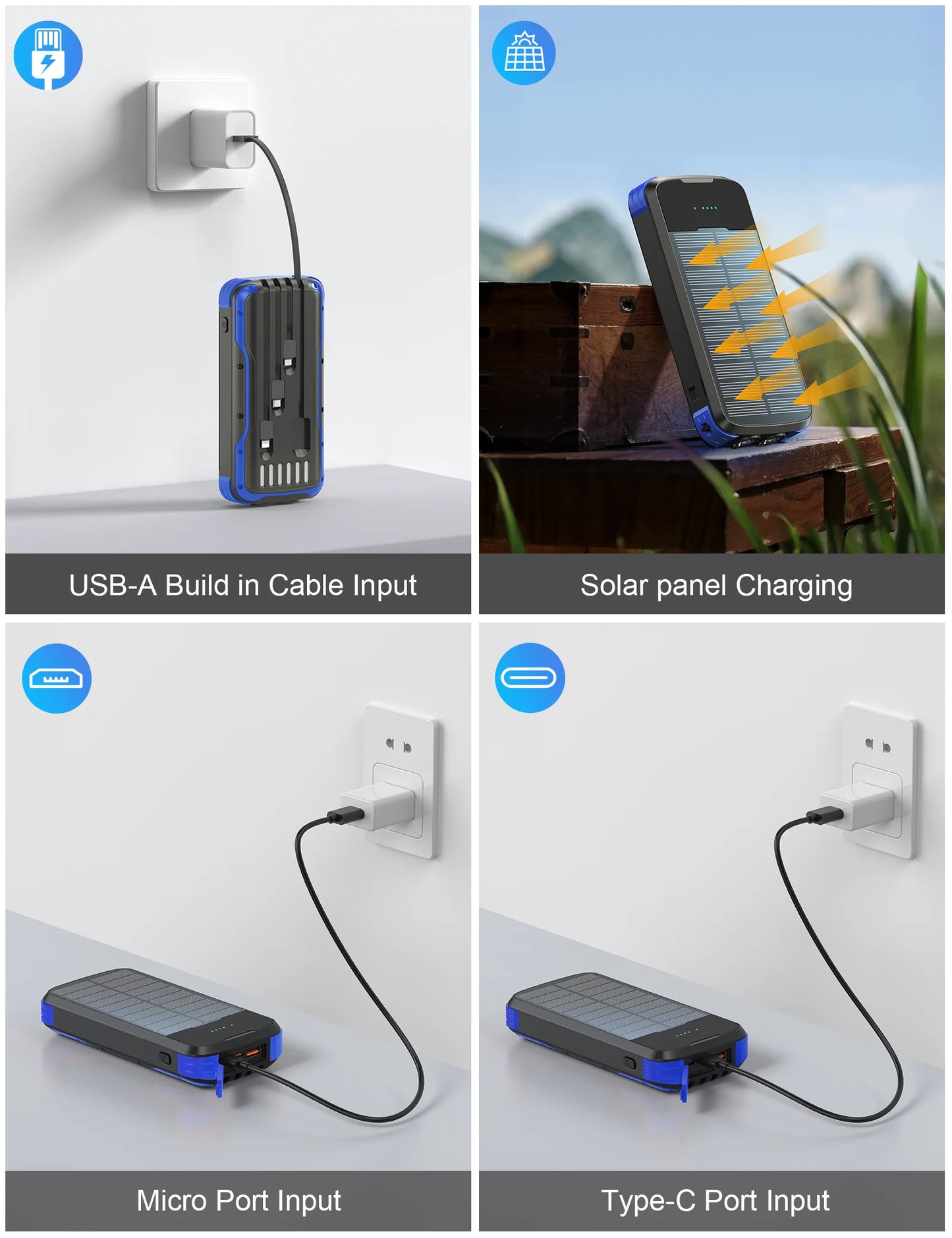 Charge anywhere with confidence using this high-capacity solar charger that turns sun into reliable power you can count on.
