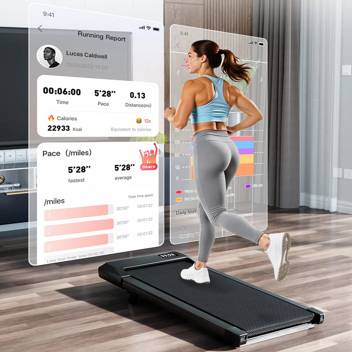 Transform your routine with a compact under-desk treadmill that brings powerful walking into your day.