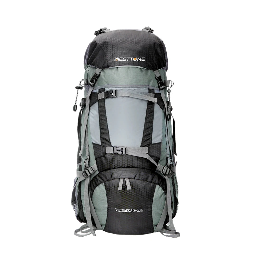 West Tune 60L Explorer Internal Frame Backpack Rain Cover