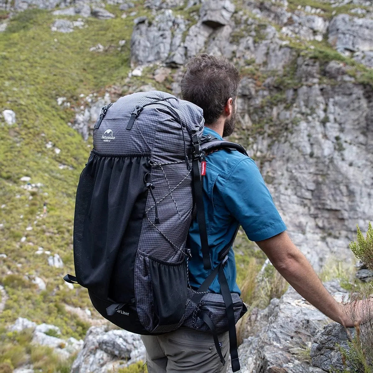 Conquer every trail with the Naturehike 60 Plus 5L waterproof backpack that keeps your gear secure from peak to campsite, rain or shine.