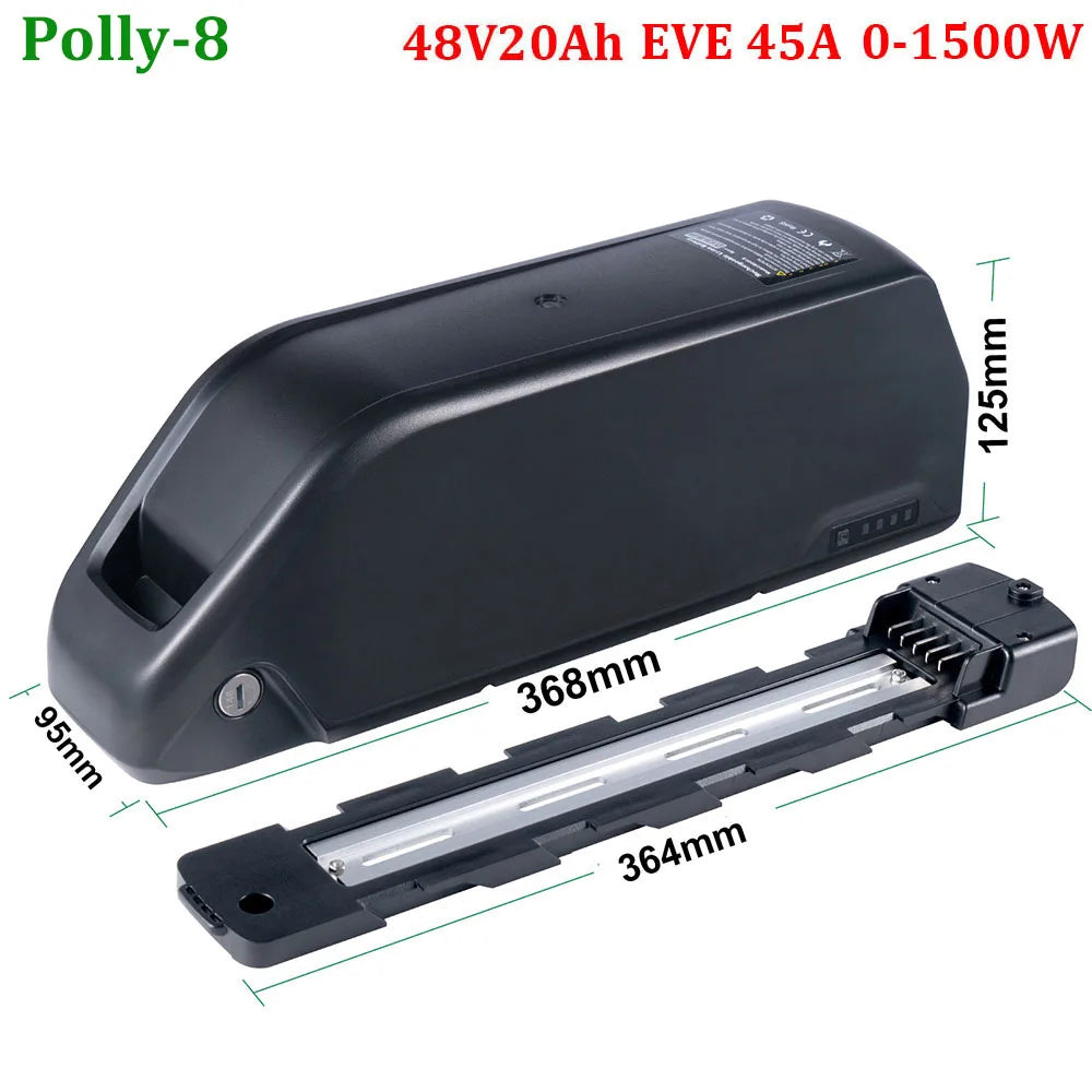 Unitpackpower Ebike Battery 52V 48V 24Ah 21700 18650 Pack For BBS02 BBS01 BBSHD