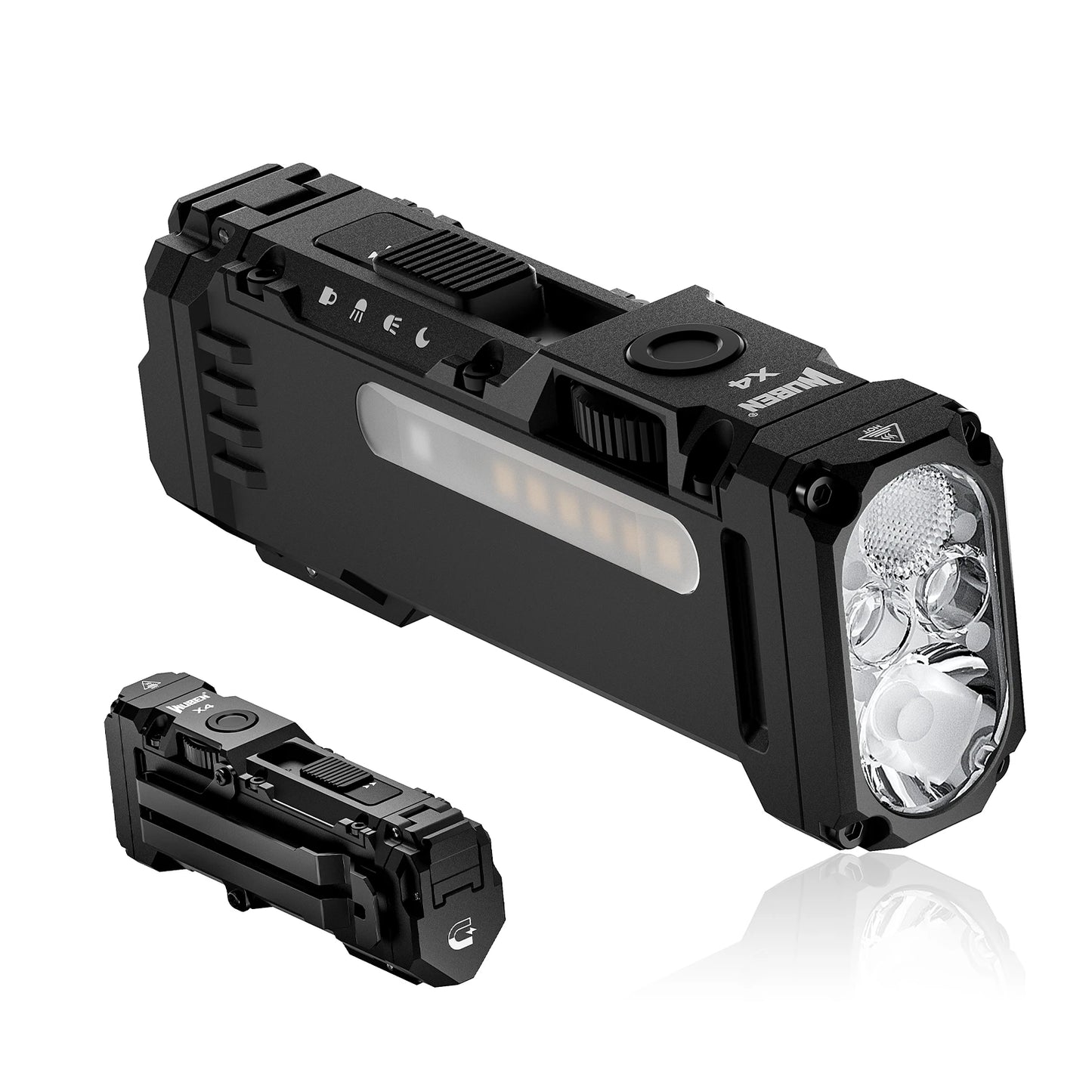 Meet the WUBEN X4 EDC flashlight with vibrant RGB light, engineered for everyday carry, rugged durability, and reliable performance in any weather or scenario.