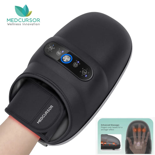Medcursor Wireless Hand Massager With Air Compression Palm Acupoint Therapy