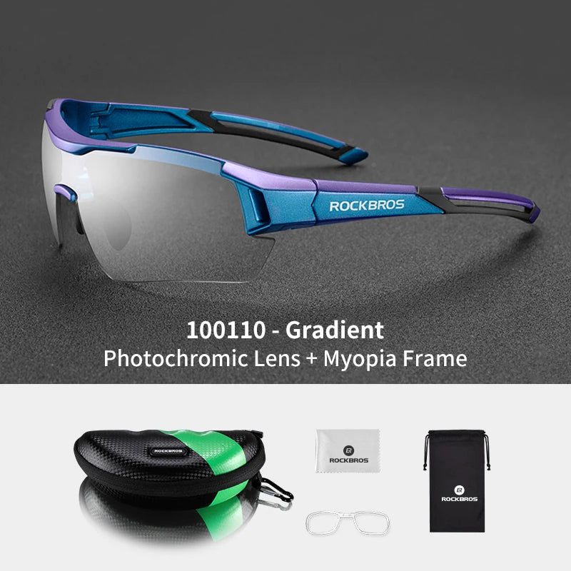 See clearly on every ride with ROCKBROS cycling glasses that adapt to light, speed, and every road you conquer.