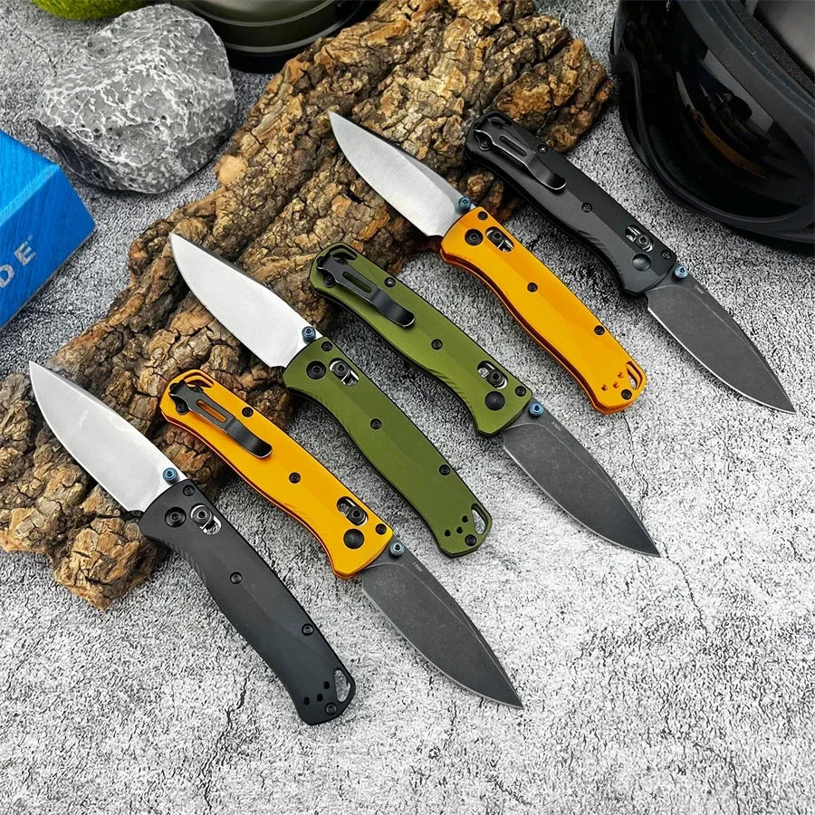 From the DIY Supplies line, the BM 533BK-2 Mini Bugout AXIS folding knife delivers rugged versatility, reliable performance, and compact practicality for outdoor adventures.