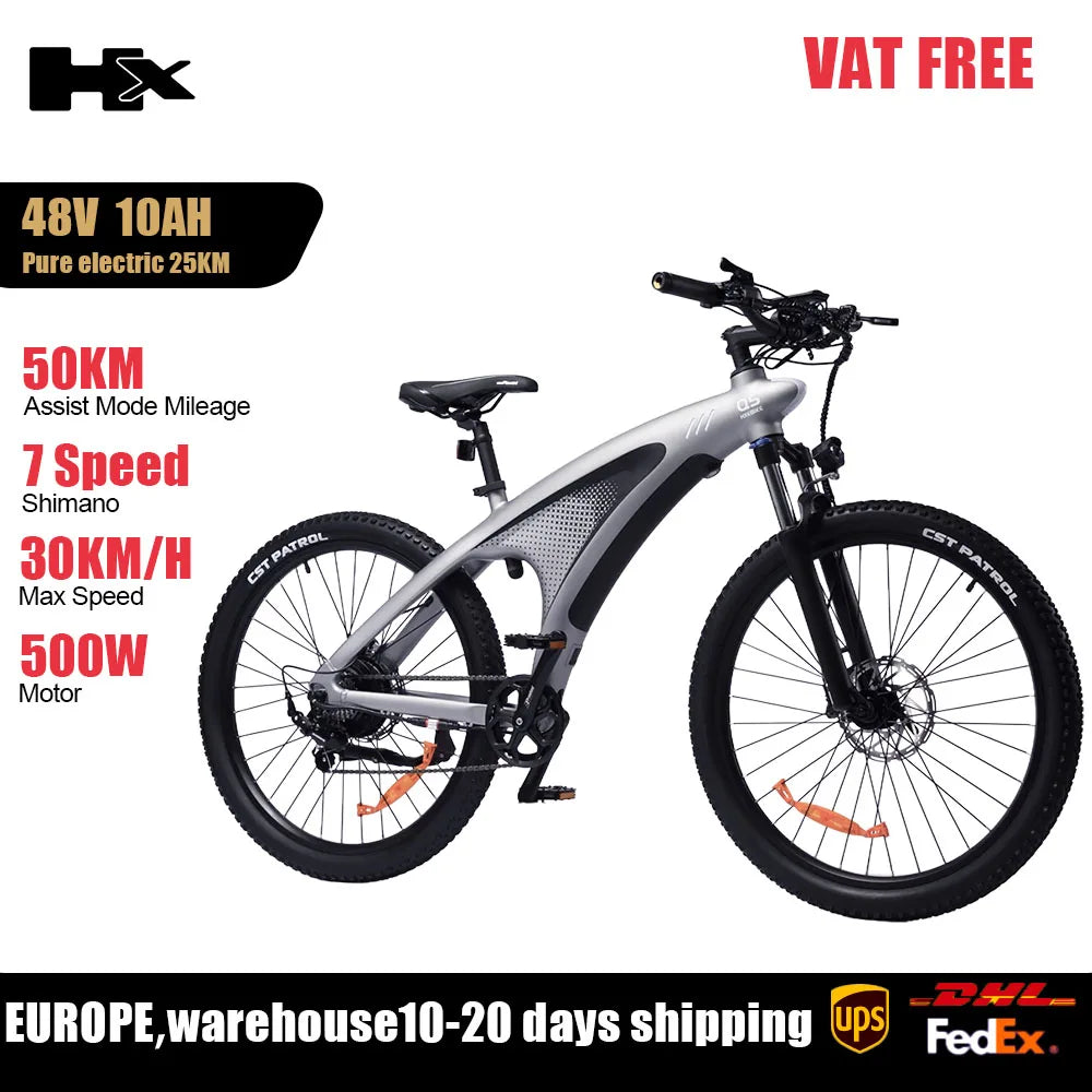 From Huanci, the HX Q5 delivers unstoppable power and rugged capability for serious riders on 27.5 inch wheels.
