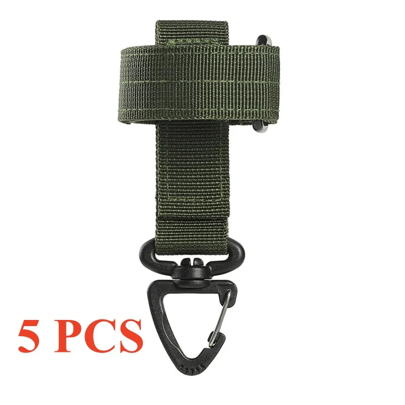 1/2/5/8PCs New Multi-purpose Tactical Gloves Buckle Glove Hook Military Fan Outdoor Climbing Rope Storage Adjust Camping Hanging