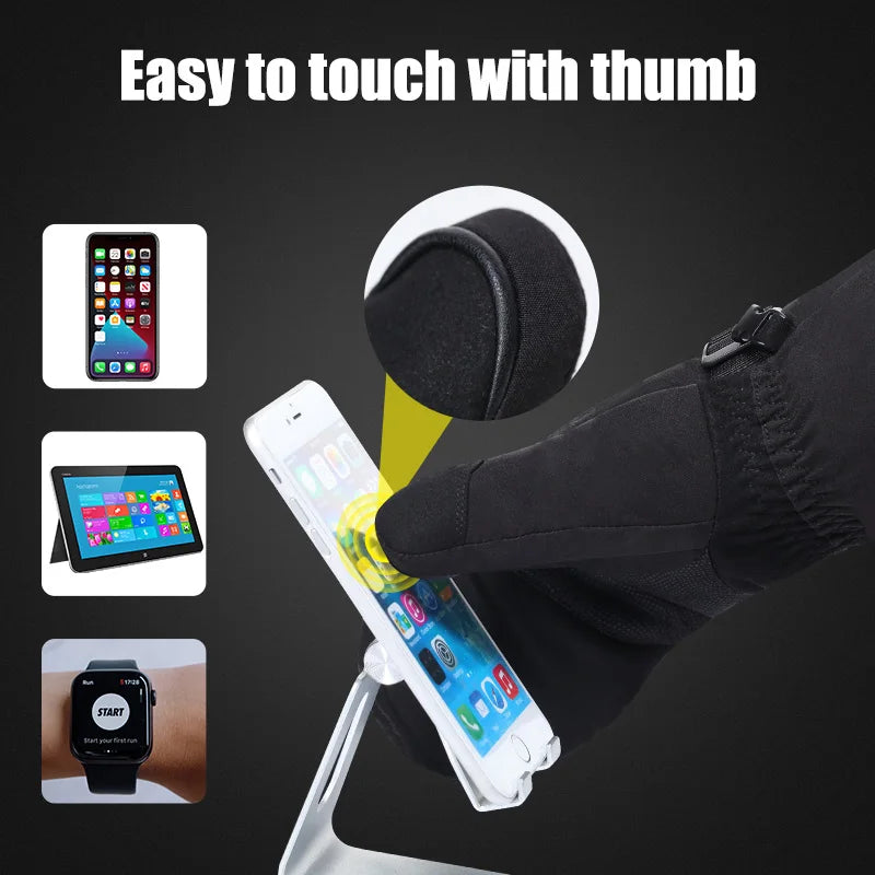 Savior Heat Winter Heated Mittens For Men Women With Rechargeable Battery