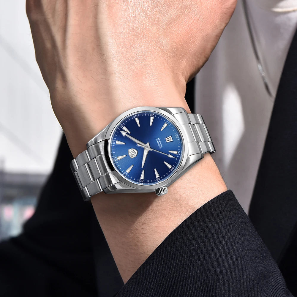 2026 New RollsTimi Men's Watches Top Luxury NH35 Mechanical Wristwatches Automatic Watch For Men AR Sapphire Waterproof Sports