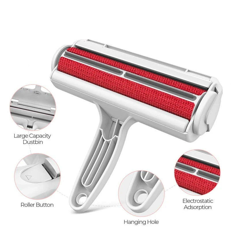 Tackle pet fur fast with our Pet Hair Remover Roller—powerful, reusable, and designed to tackle fur on every surface.