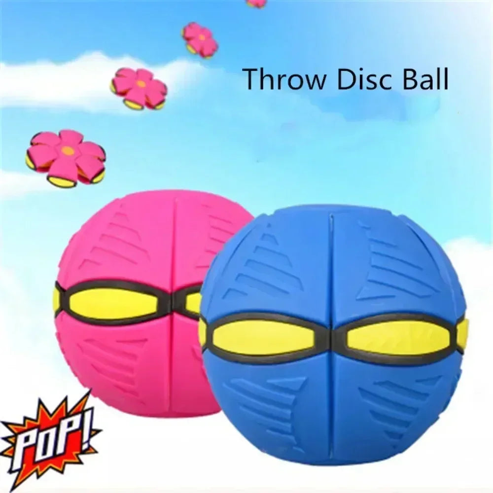 Unleash endless outdoor excitement with the Flying Saucer Ball, a durable UFO shaped dog toy that turns ordinary fetch into a thrilling energy burning adventure while promoting exercise, relaxation, and happy bonding during every outing.