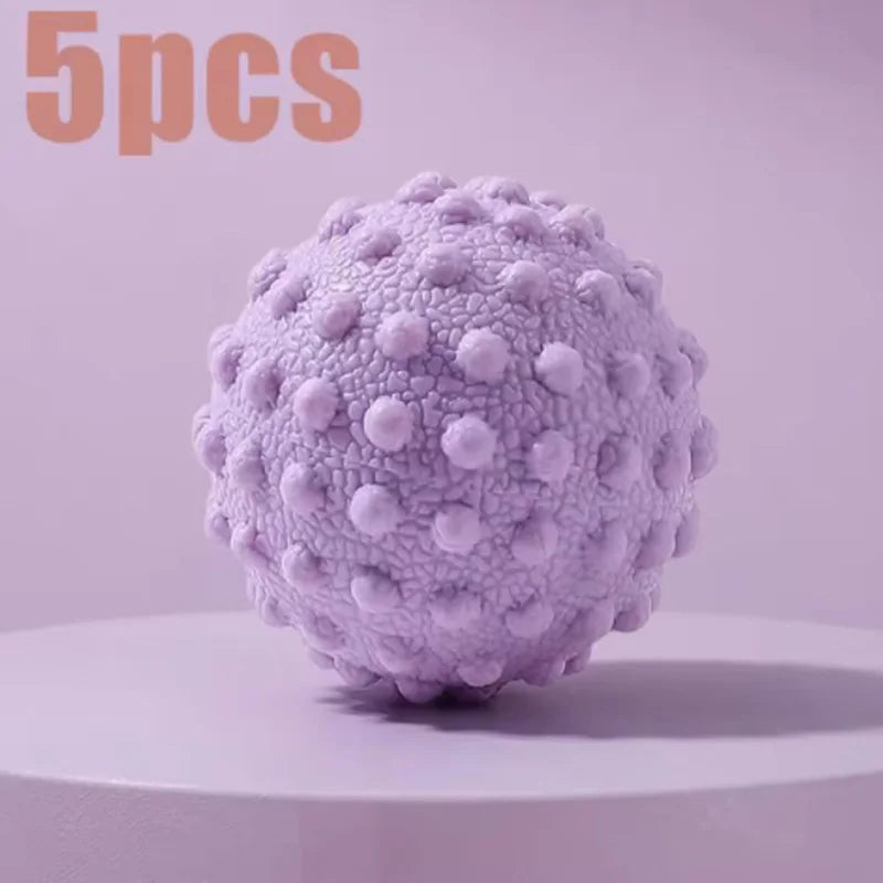 TPR Posture Master Yoga Ball Waist and Back Foot Massage Ball Fascia Ball Raised Point Massage Ball
