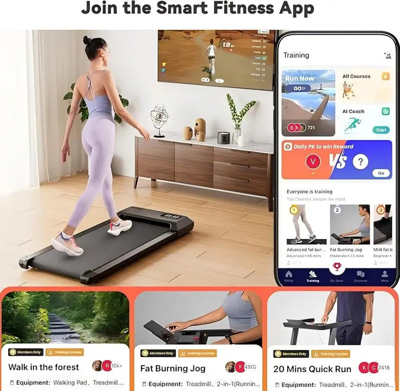 Superun delivers a compact, versatile walking treadmill you can use at home or in the office, simplifying daily activity without sacrificing space.