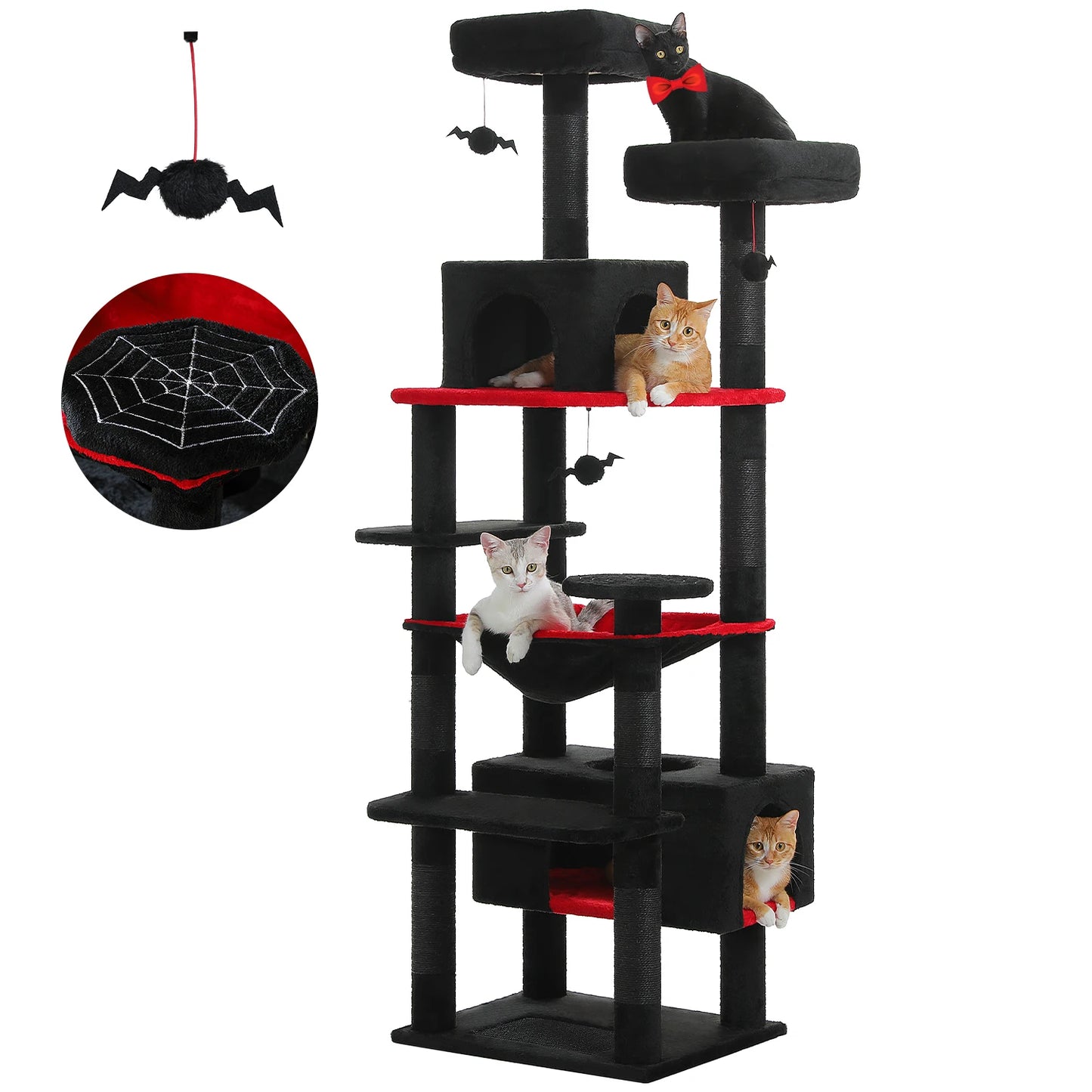 PAWZ Road presents a large cat tree and tower that turns indoor play into a vertical adventure for your cat.