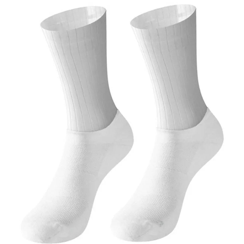 New Bike Team Aero Socks Seamless Anti Slip Cycling Socks Road Bicycle Socks Outdoor Racing Bike Compression Sport Socks