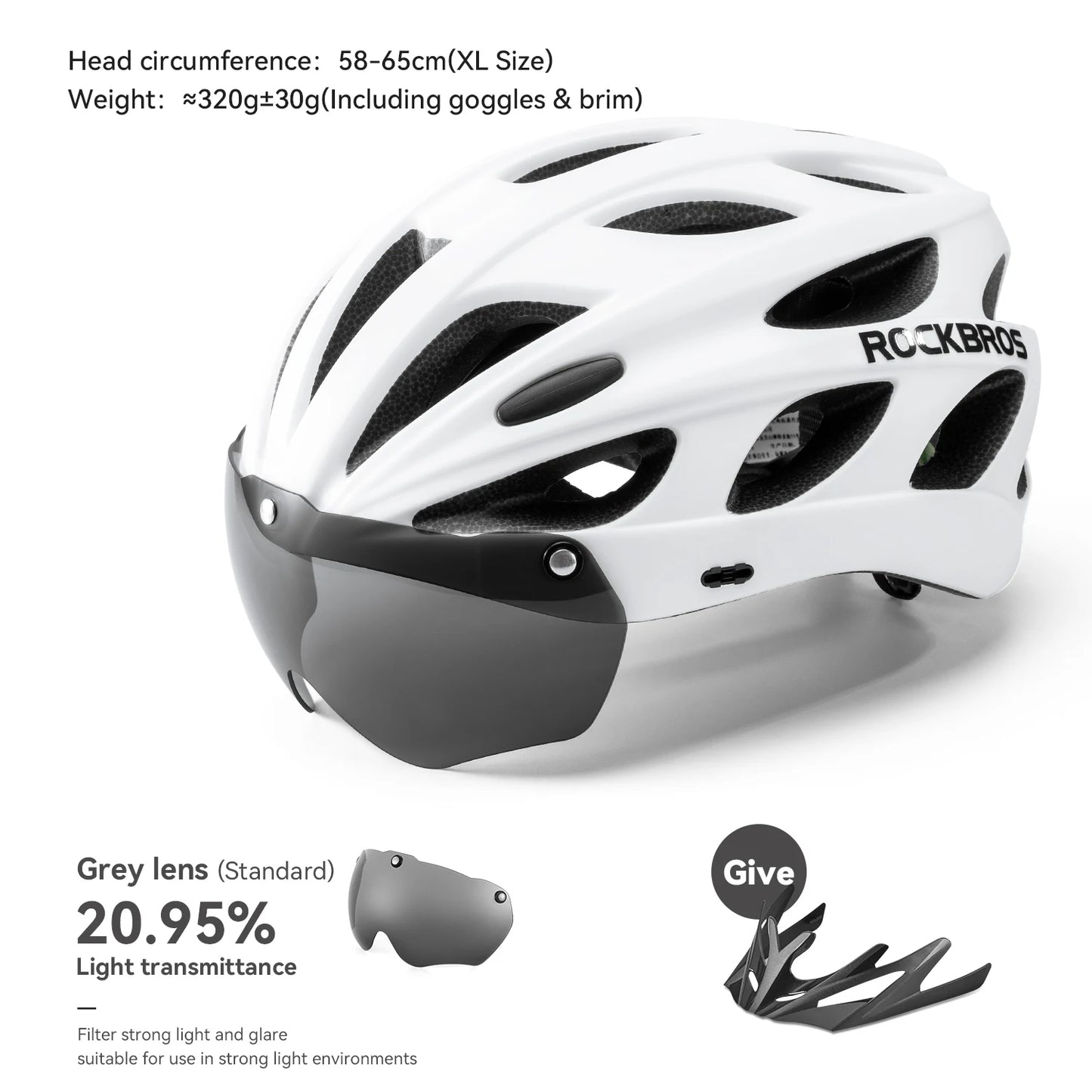 Ride with confidence in the ROCKBROS cycling helmet, a lightweight, integrated head protection for every MTB and road adventure, built for all-season durability.