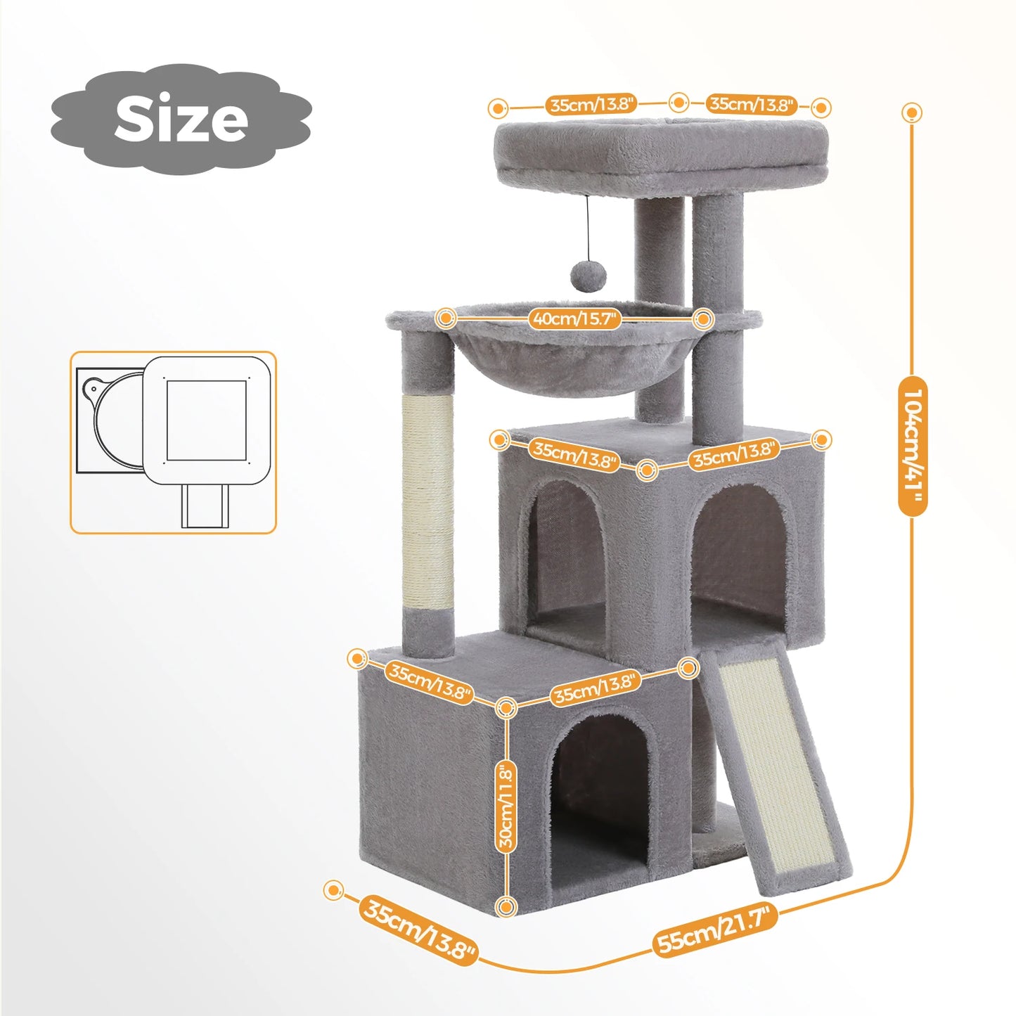 Unlock endless feline adventures with the PAWZ Road Large Cat Tree, a multi level playground built for indoor cats.