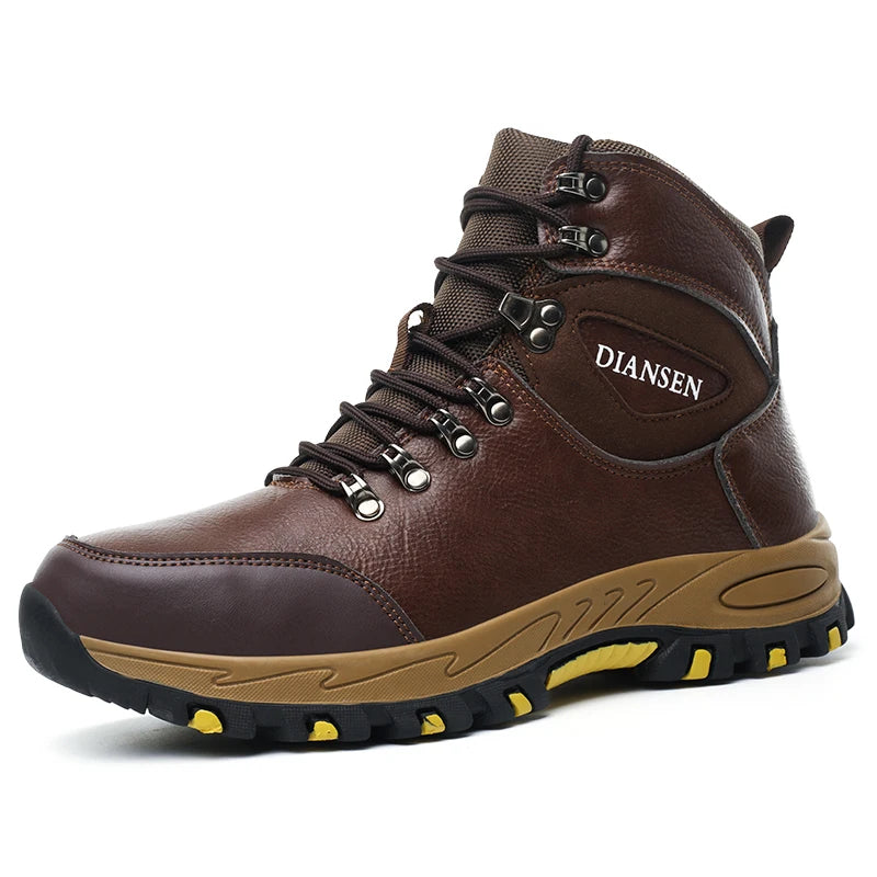 Conquer tough jobs with confidence in VEIGAR waterproof leather work boots built for rugged outdoor and industrial use, delivering reliable protection from weather, spills, and heavy demands.