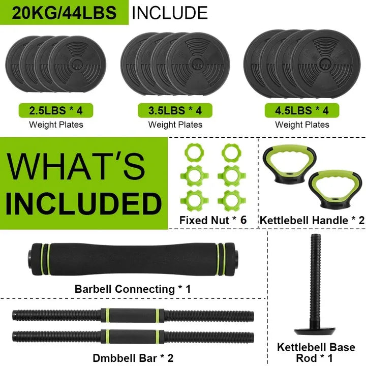 Elevate every workout at home with the Twister.CK 4 In 1 Adjustable Dumbbells and discover a versatile strength system that grows with you, from casual curls to heavy presses, and track progress with built in reminders.