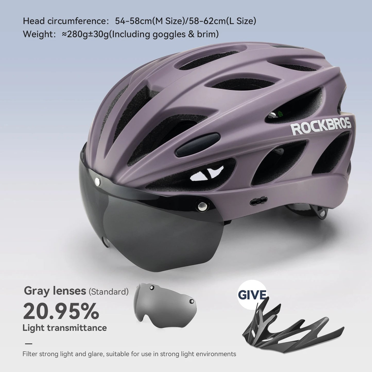 Ride with confidence in the ROCKBROS cycling helmet, a lightweight, integrated head protection for every MTB and road adventure, built for all-season durability.