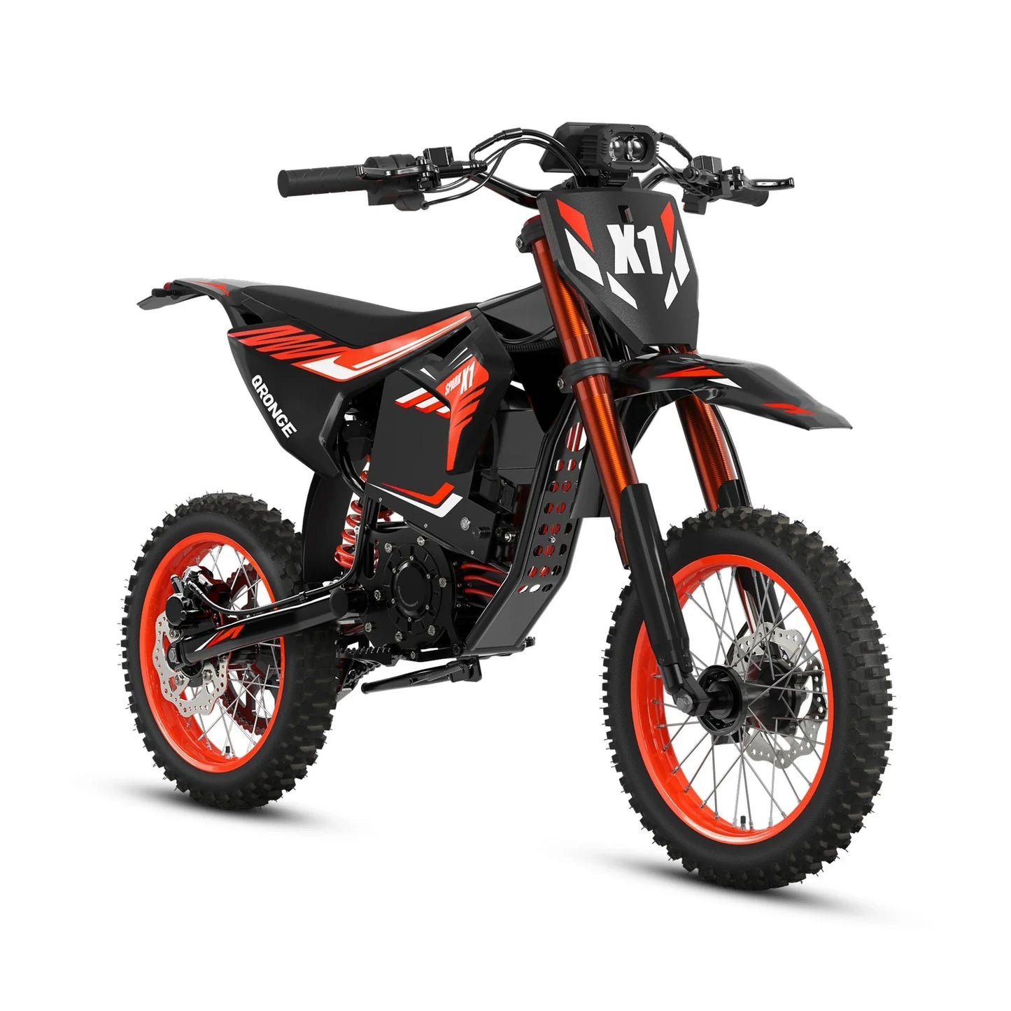 QRONGE X1 Spark Electric Dirt Bike 4500W Peak 60V 60 Mile Range