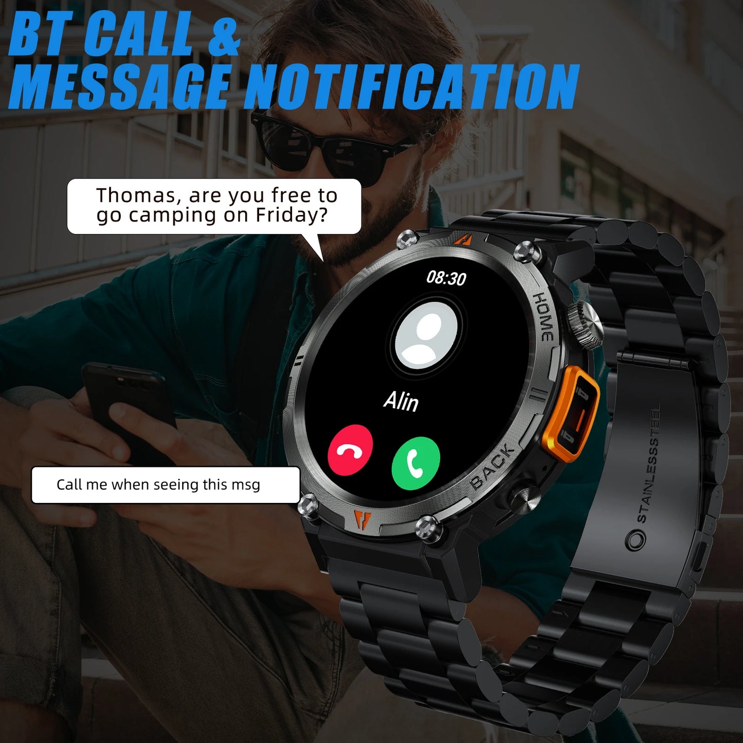 Step into smarter everyday living with the LaNikar KE3 Bluetooth Smart Watch that keeps up with your pace and style.
