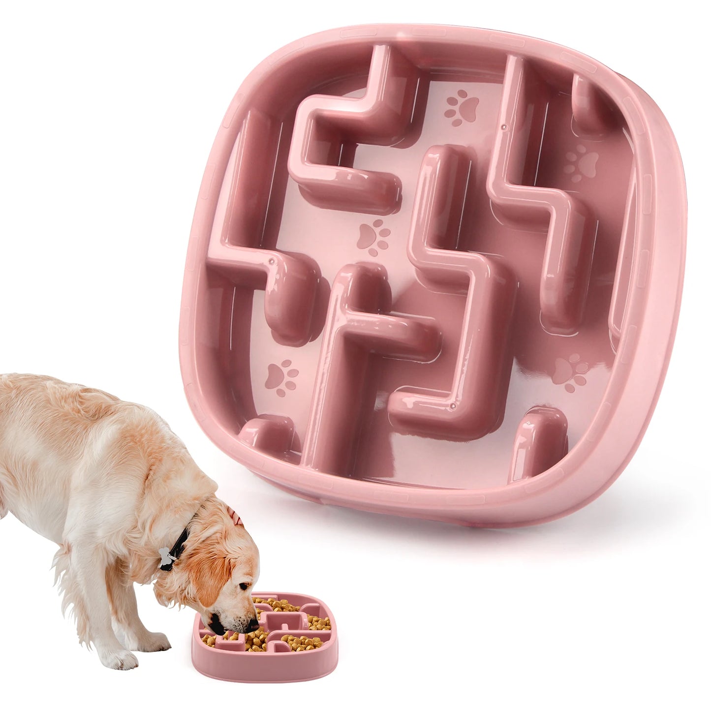Turn every meal into a calmer, healthier routine with this Pet Dog Slow Feeder Bowl that makes dining a mindful challenge.